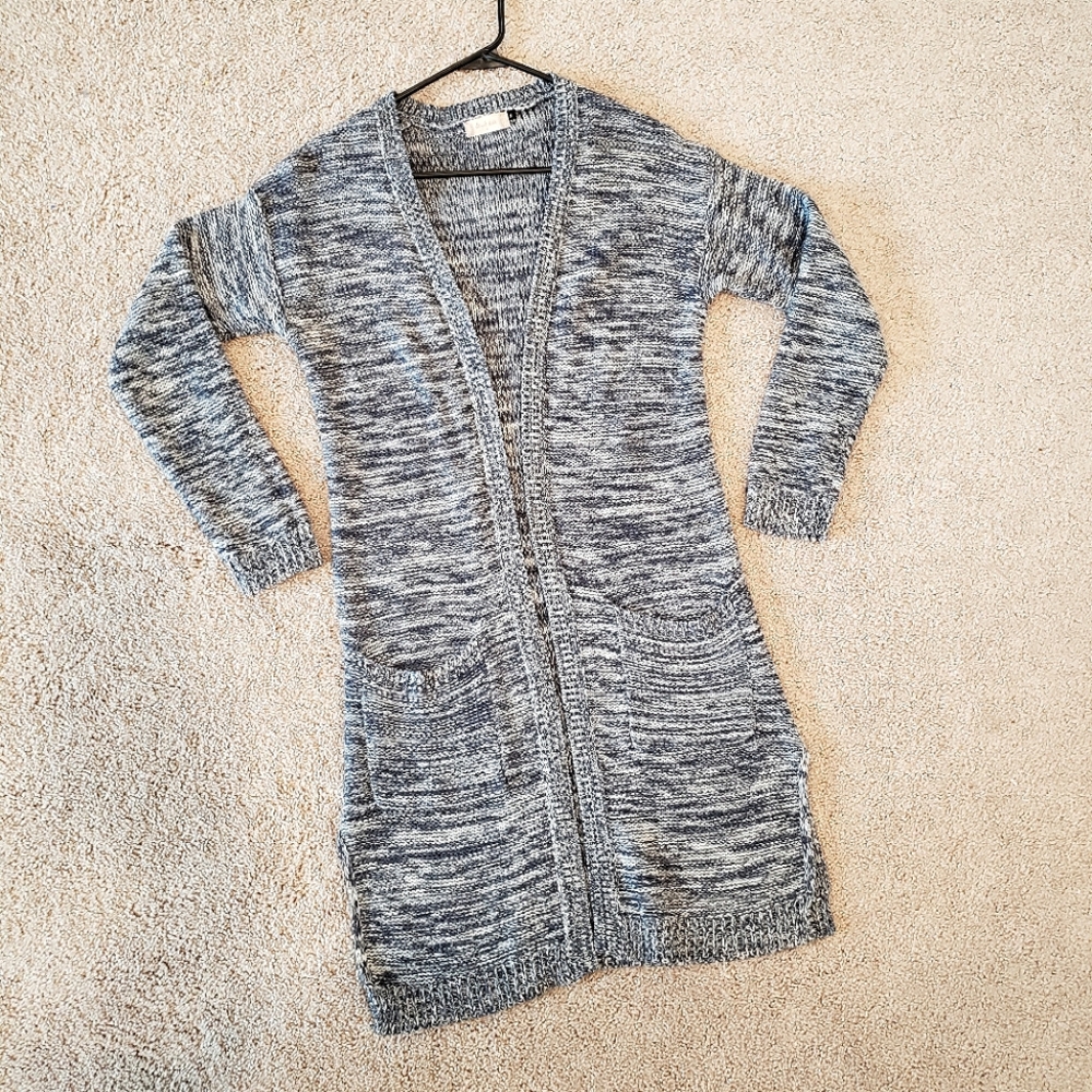 ALTAR'D STATE knit sweater cardigan grey/blue